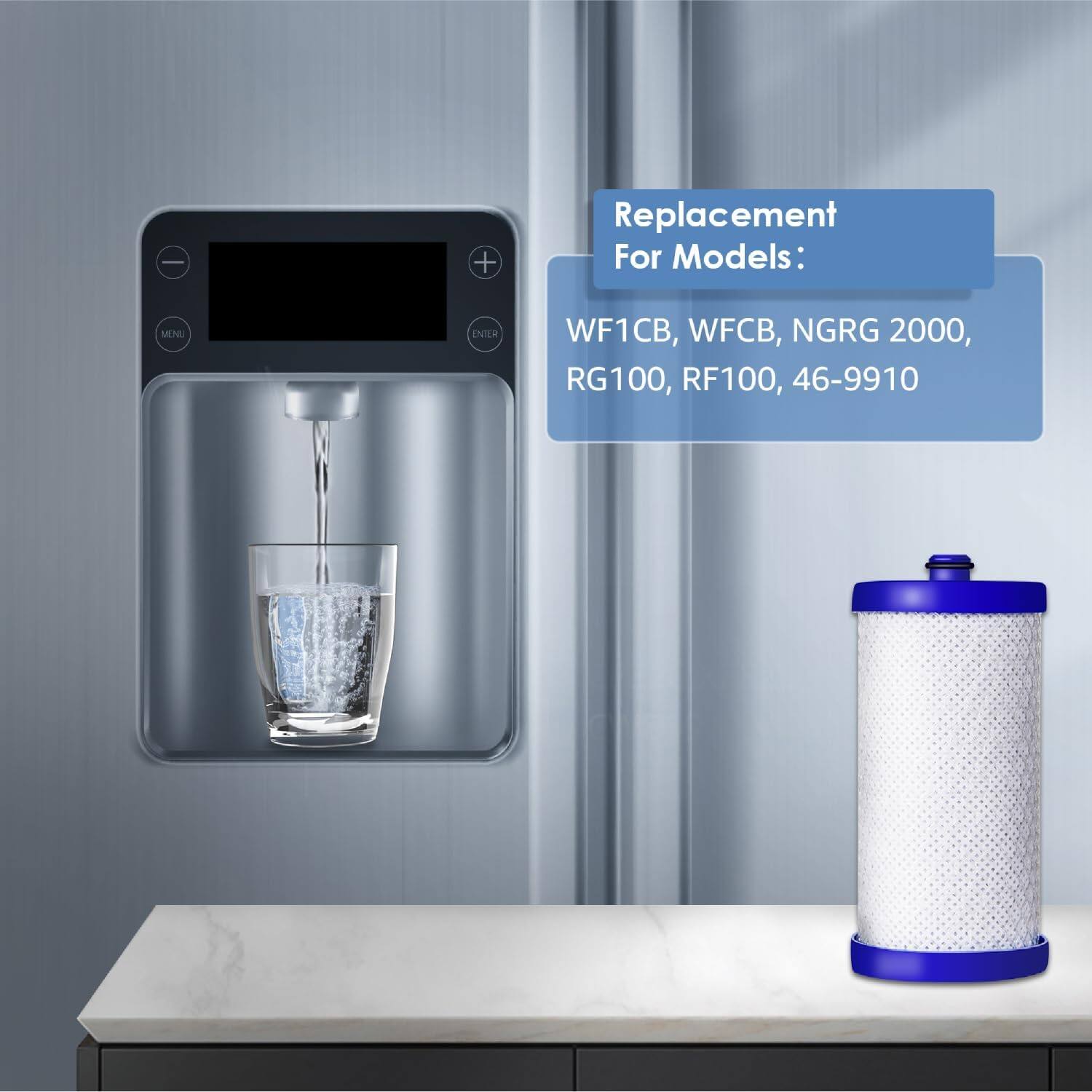 Replacement For Models:  
WF1CB, WFCB, NGRG 2000, RG100, RF100, 46-9910