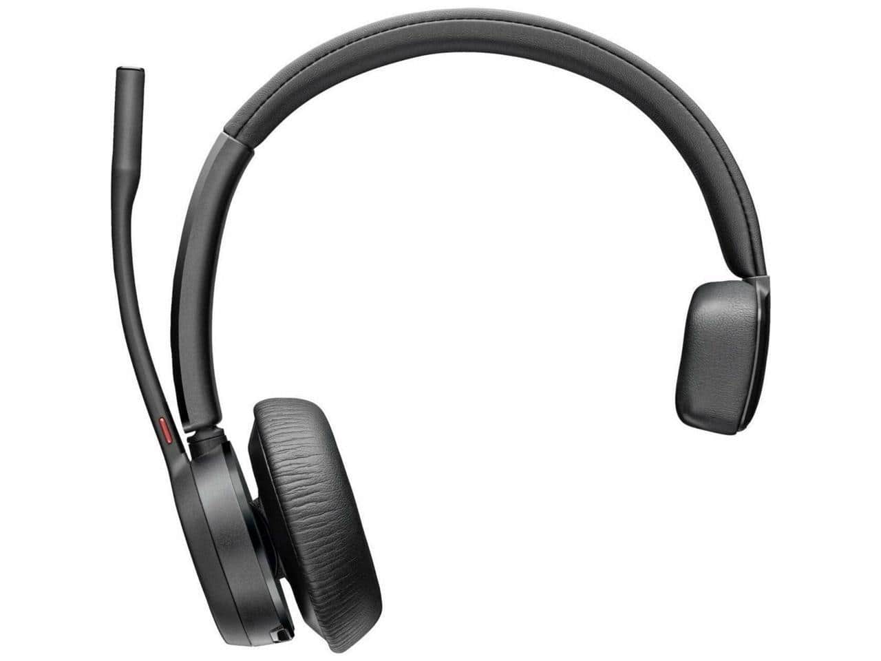 Poly - Voyager 4310 Teams USB-C Headset + BT700 - Google Assistant, Siri - Wired/Wireless - Bluetooth - Stereo - Black