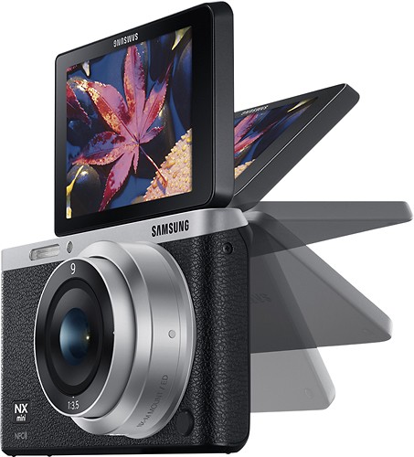 Samsung NX Mini Mirrorless Camera with 9mm Lens Pink EV-NXF1ZZB1QUS - Best  Buy