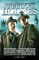 The Adventures of Sherlock Holmes [4 Discs] [Tin Case] [DVD] - Front_Original