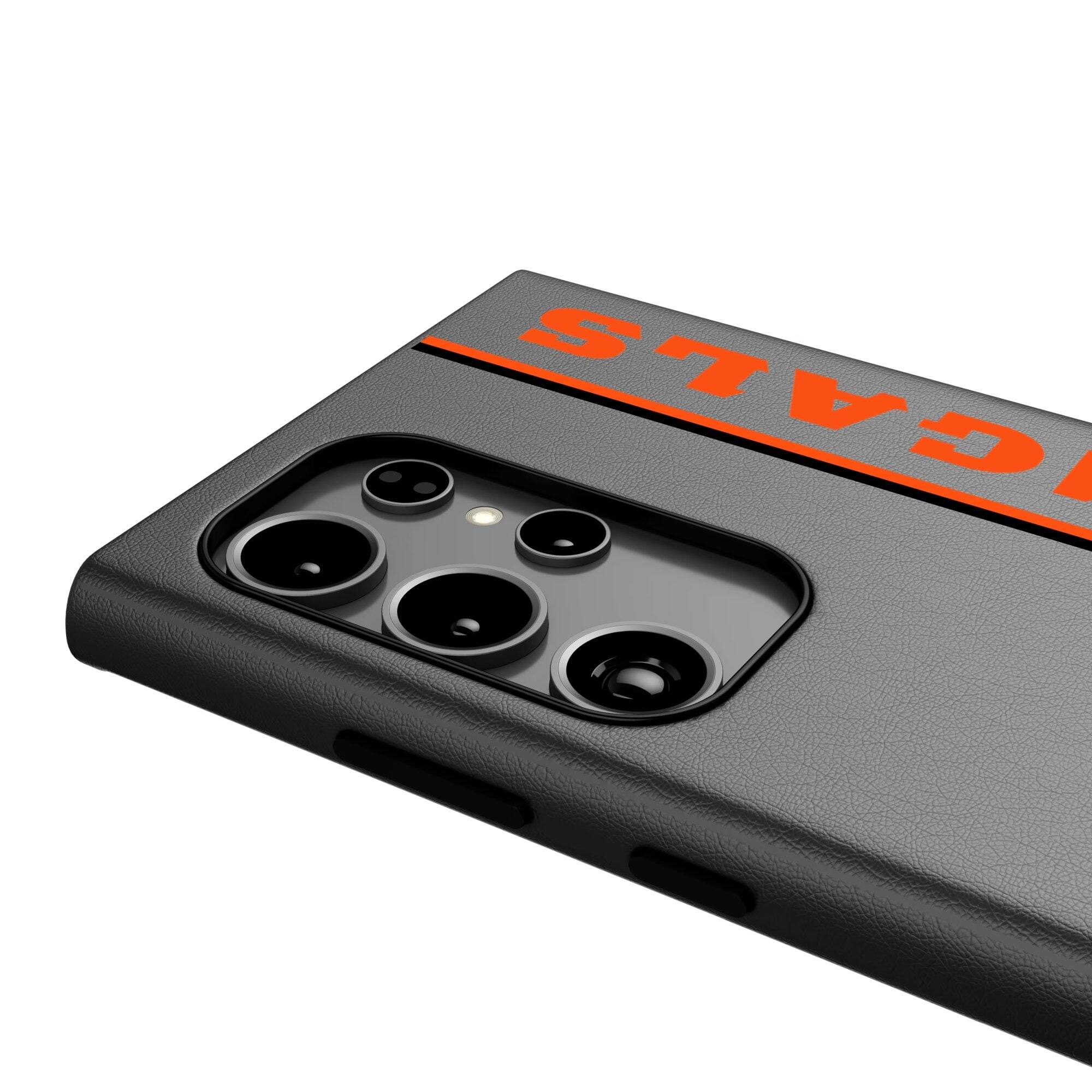 Alt View 2. Keyscaper - Cincinnati Bengals Galaxy Magnetic Bump Case - S25 Ultra - Black.