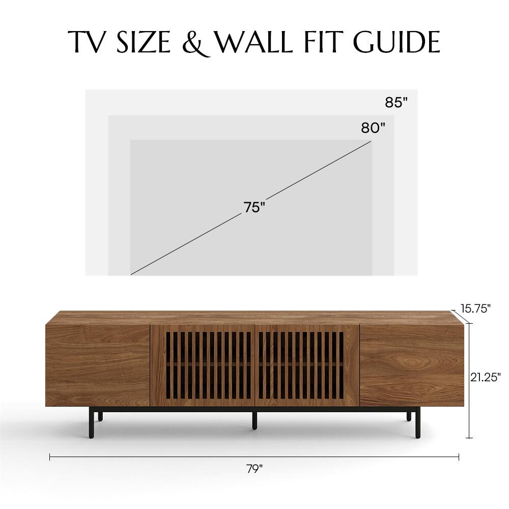 TV SIZE & WALL FIT GUIDE

85"  
80"  
75"  
79"  
15.75"  
21.25"