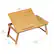 Alt View 12. Mind Reader - Lap Desk Laptop Stand, Bed Tray, Dorm Room, Folding Legs, Rayon From Bamboo - Brown.