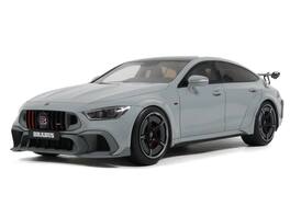 2024 Brabus Rocket 1000 Nardo Gray with Black Top 1/18 Model Car by GT Spirit
