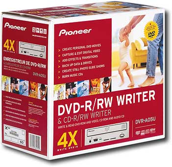 Angle Standard. Pioneer - Internal DVD-RW/CD-RW Drive.