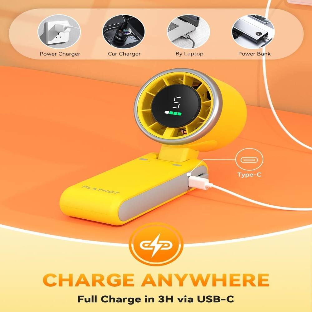Power Charger Car Charger By Laptop Power Bank PLAYHOT Type-C CHARGE ANYWHERE Full Charge in 3H via USB-C