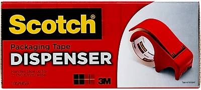 Scotch®  
Packaging Tape Dispenser  
Handles tape up to 2" (50.8 mm) wide  
1 Dispenser  
3M