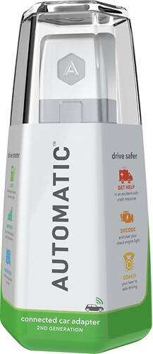 Automatic - Car Adapter and Car Apps (2nd Generation) - White - Left