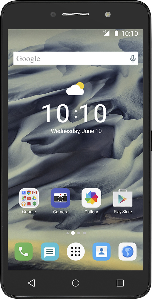 biografie boezem Delegeren Best Buy: Alcatel One Touch Pixi 4 (6) 4G LTE with 16GB Memory Cell Phone  (Unlocked) Metallic silver 5098S