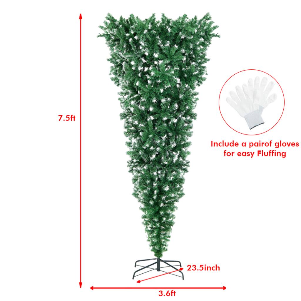 7.5ft  
Include a pair of gloves for easy Fluffing  
23.5inch  
3.6ft