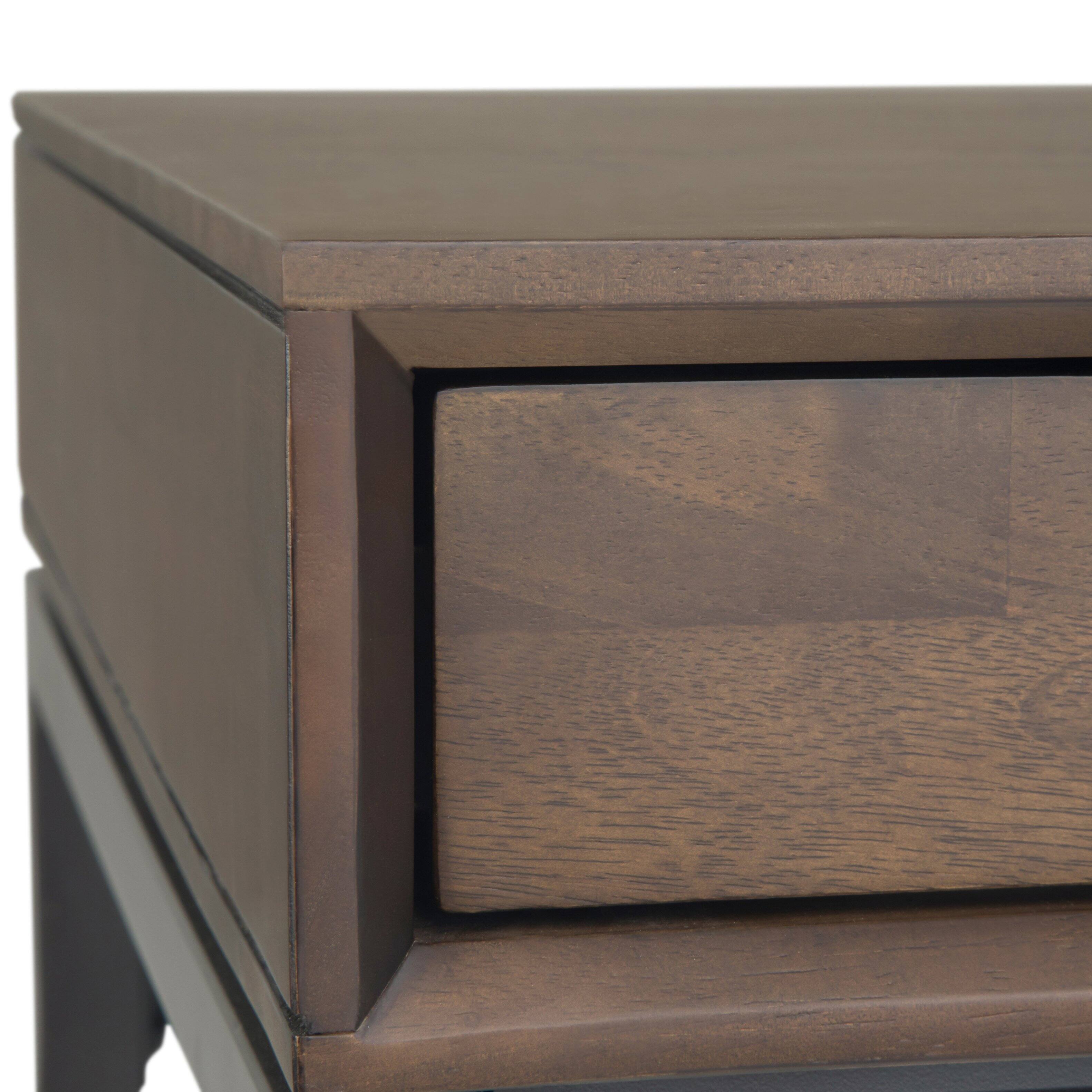Alt View 4. Simpli Home - Banting 60 inch Desk and 30 inch Bookcase - Walnut Brown.