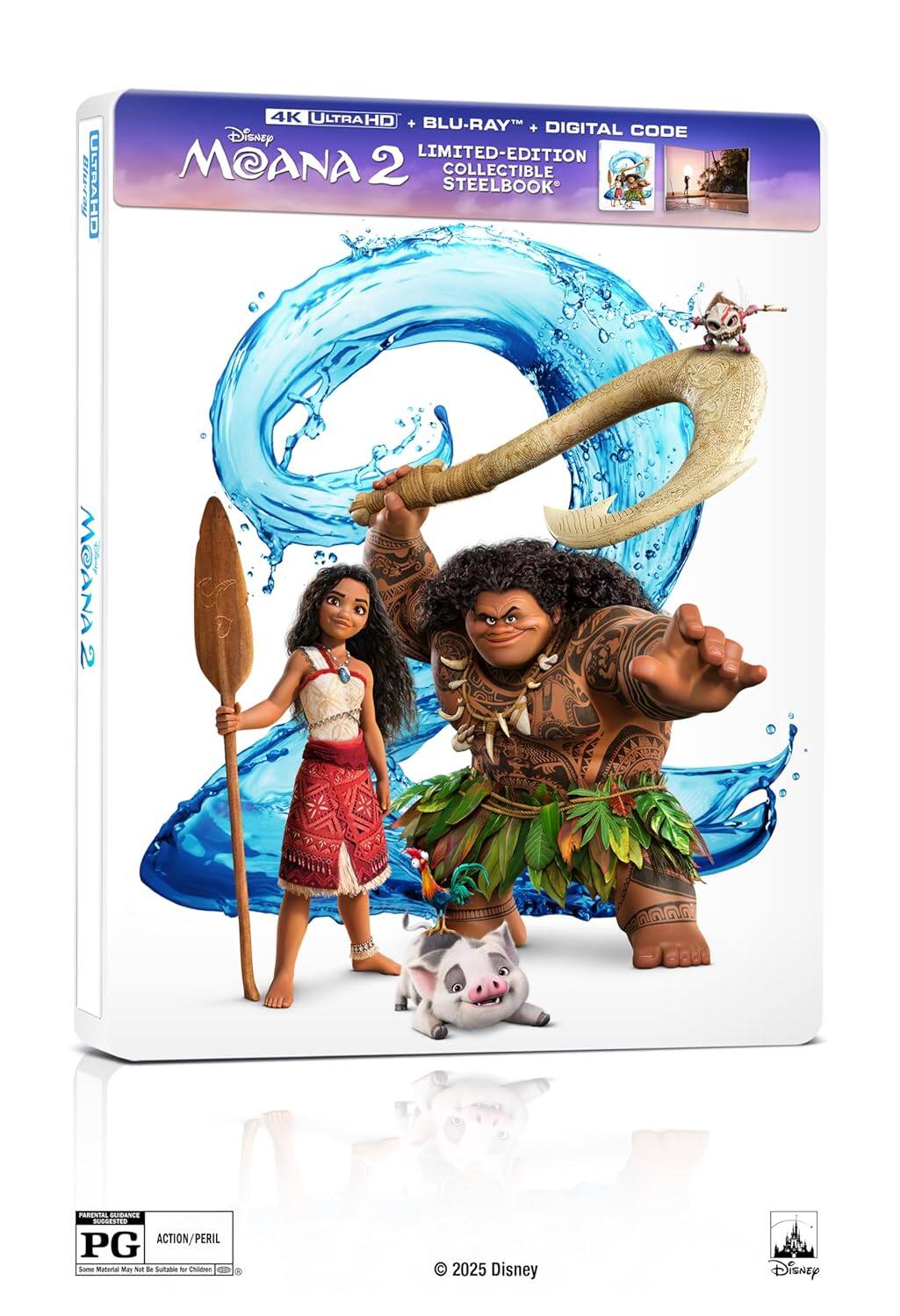 Alt View 1. Moana 2 (Steelbook)   - 4K Blu-Ray.