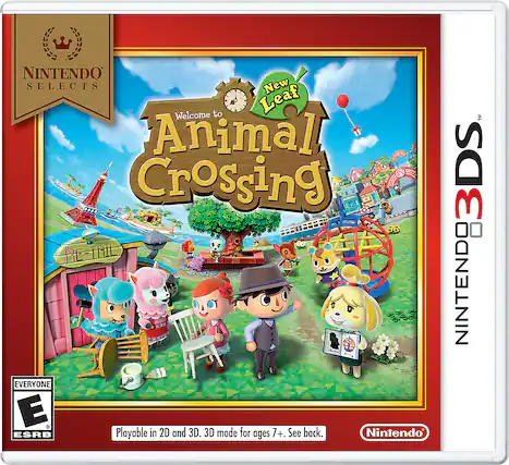 Front. Nintendo - Nintendo Selects:Animal Crossing:New Leaf. - E (Everyone)