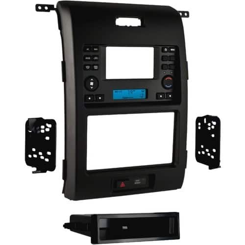 Metra - Vehicle Mount for Radio - Matte Black - Larger Front