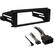 Front. Metra - Dash Kit for Select 1996-2013 Harley Electra/Street Glide Road DIN - Black.