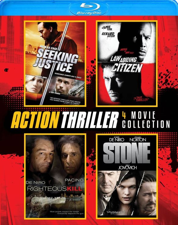  Action Thriller 4 Movie Collection [4 Discs] [Blu-ray]
