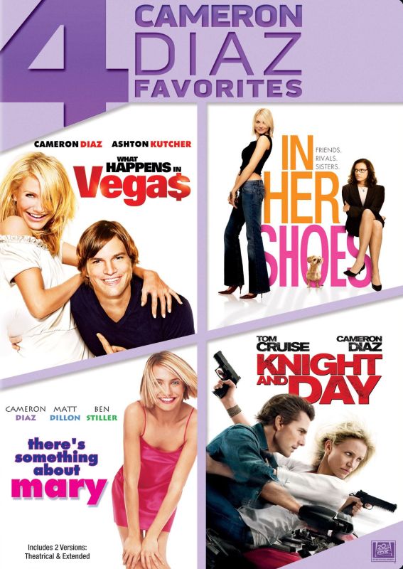  What Happens in Vegas/In Her Shoes/There's Something About Mary/Knight and Day [4 Discs] [DVD]