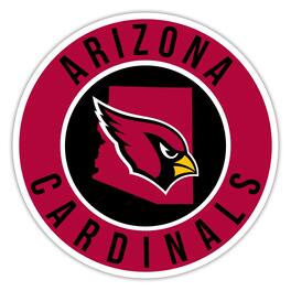 Fan Creations - Arizona Cardinals 15" State Circle Sign - Multicolor