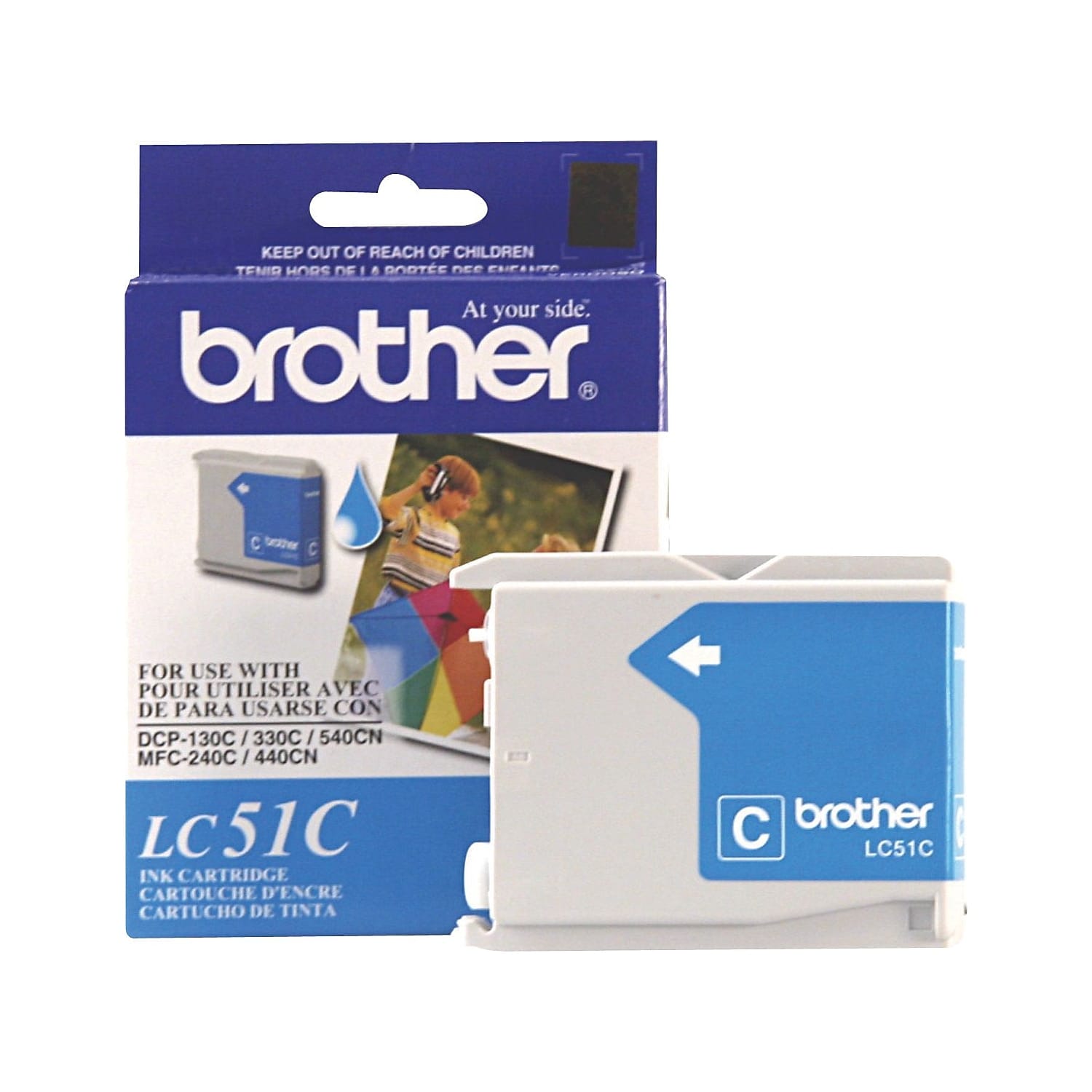 Brother - LC51C Standard Ink Cartridge - Cyan