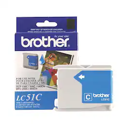 Brother - LC51C Standard Ink Cartridge - Cyan