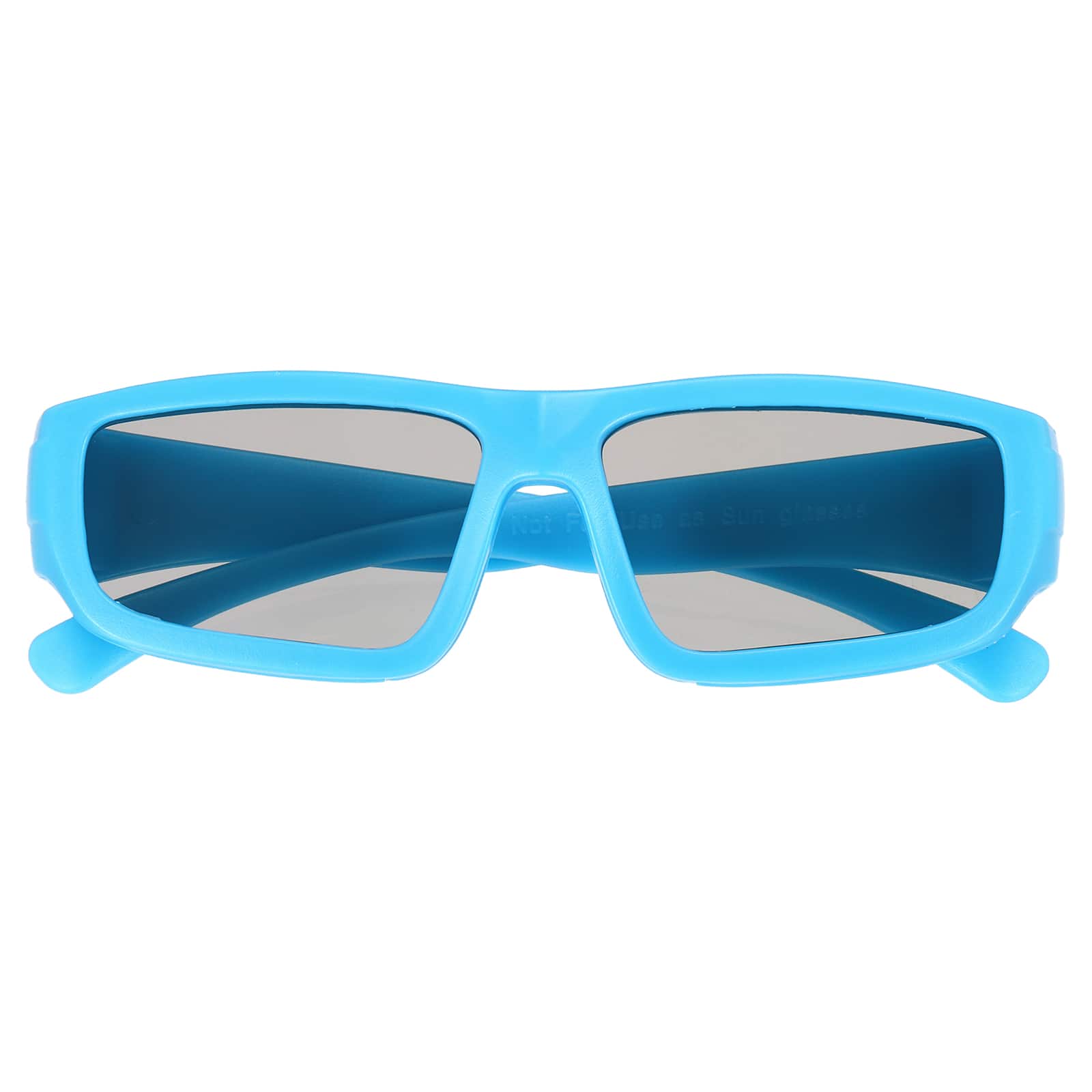 Unique Bargains - Polarized 3D Viewing Glasses, Passive Circular 3D Glasses for Anaglyph Movie Cinema Game TV Projector - Blue