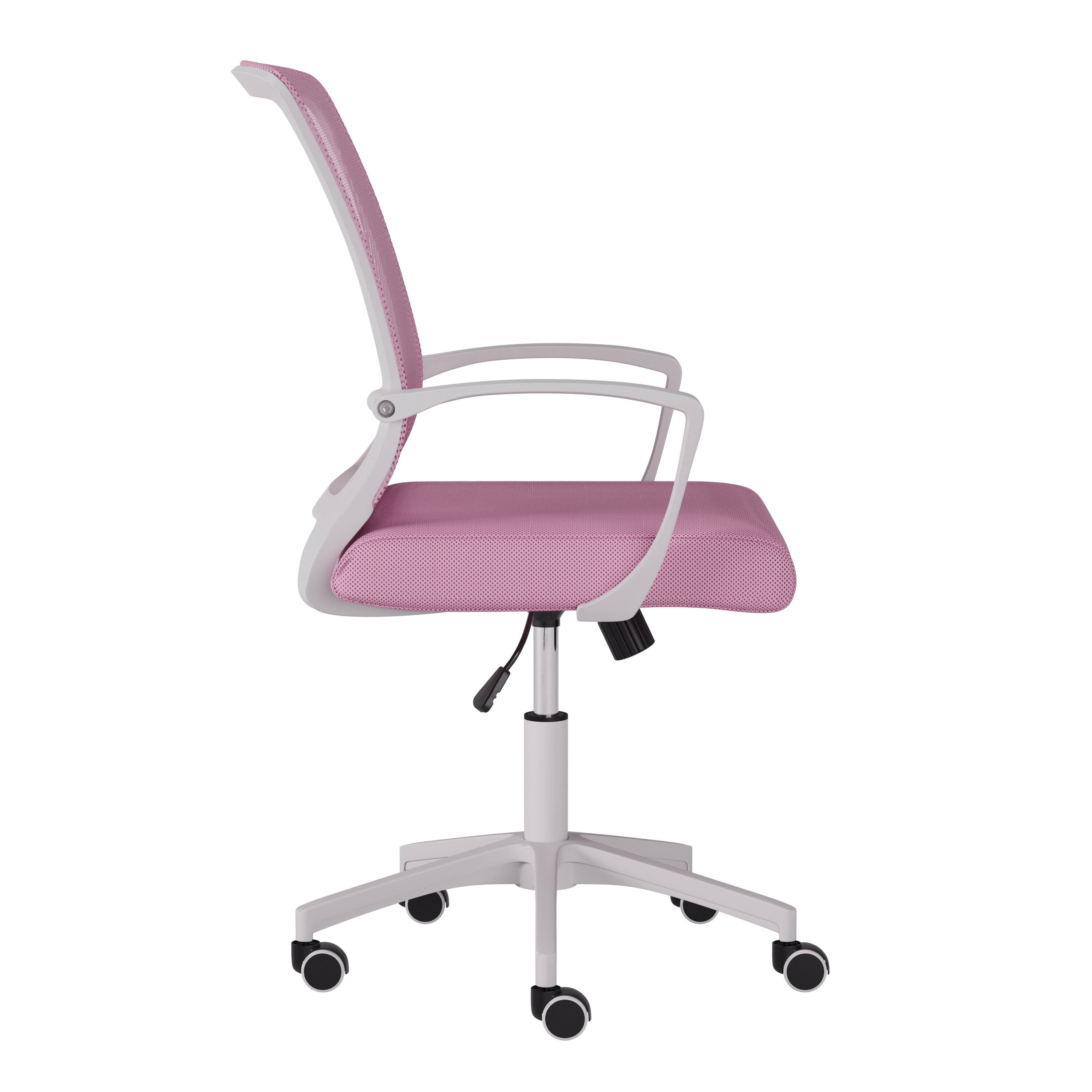 Left. CorLiving - Workspace Mesh Back Office Chair - Pink.