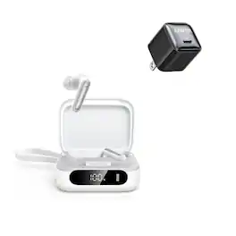Soundcore - P41i by Anker with USB C Charger Block 20W,Adaptive Noise Cancelling Earbuds with Portable Charging