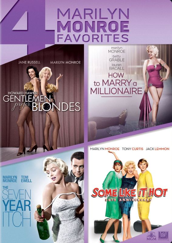  Gentlemen Prefer Blondes/How to Marry a Millionaire/The Seven Year Itch/Some Like It Hot [4 Discs] [DVD]