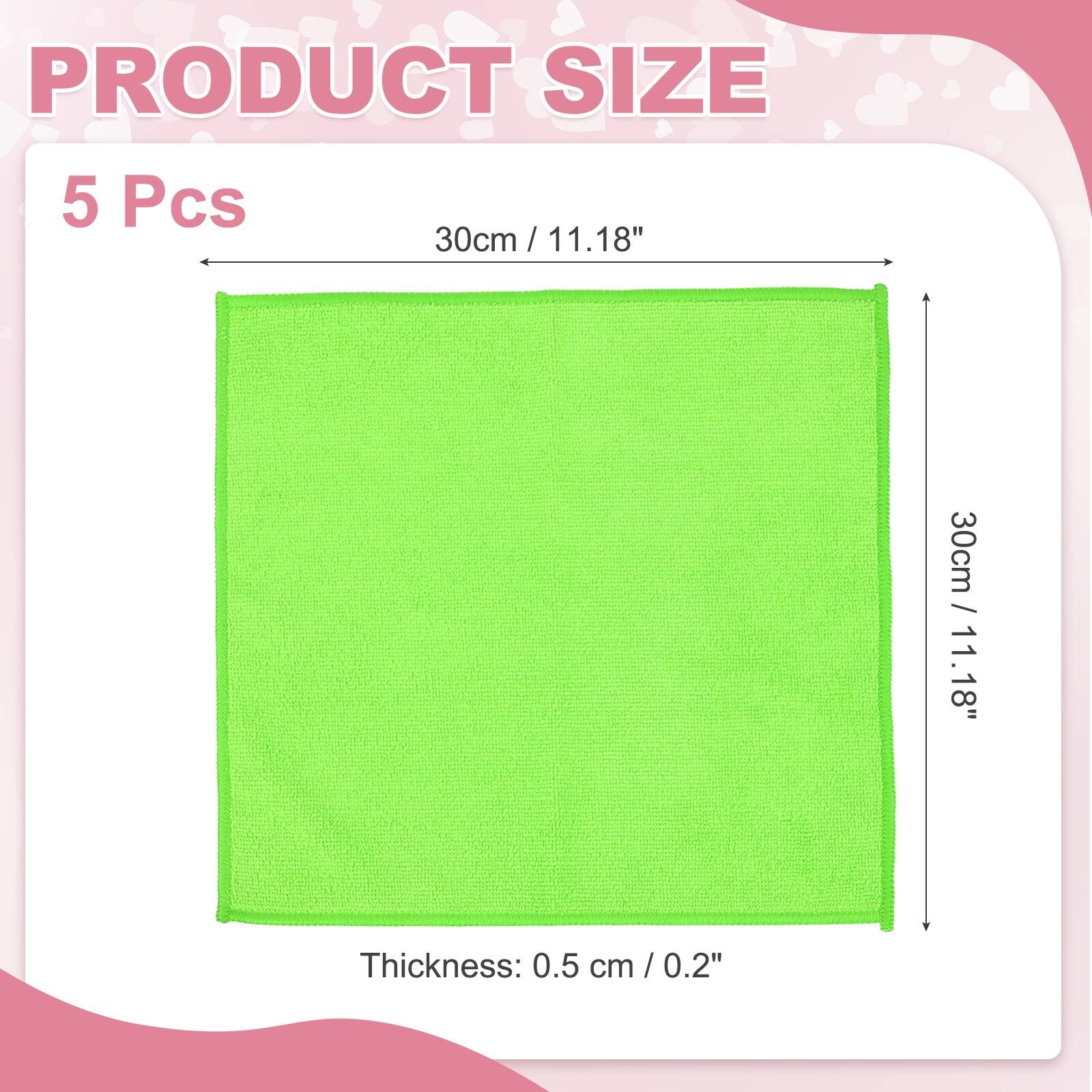 PRODUCT SIZE

5 Pcs

30cm / 11.18" x 30cm / 11.18"

Thickness: 0.5 cm / 0.2"