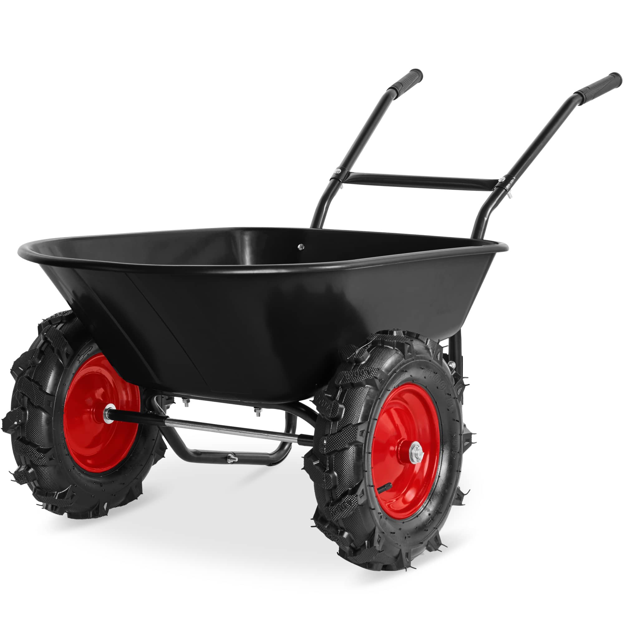 "Best Choice Products - 16"" Performance Tires Dual-Wheel Wheelbarrow Cart, 500Lb Capacity, Extra Large Wheels - Black" price history on PriceWatchPro
