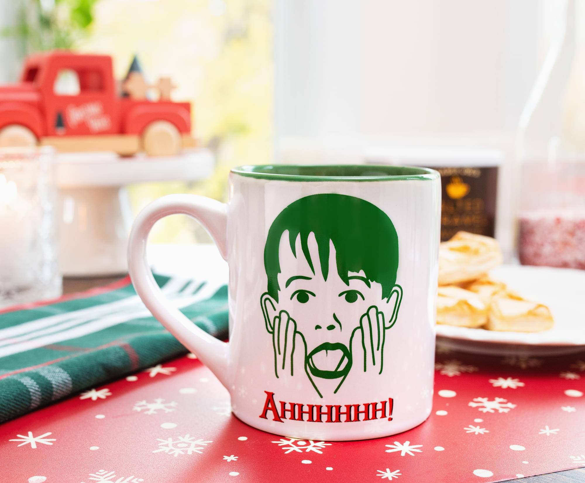 Alt View 10. Silver Buffalo - Home Alone Kevin Face Merry Christmas Ceramic Mug | Holds 14 Ounces - Green.