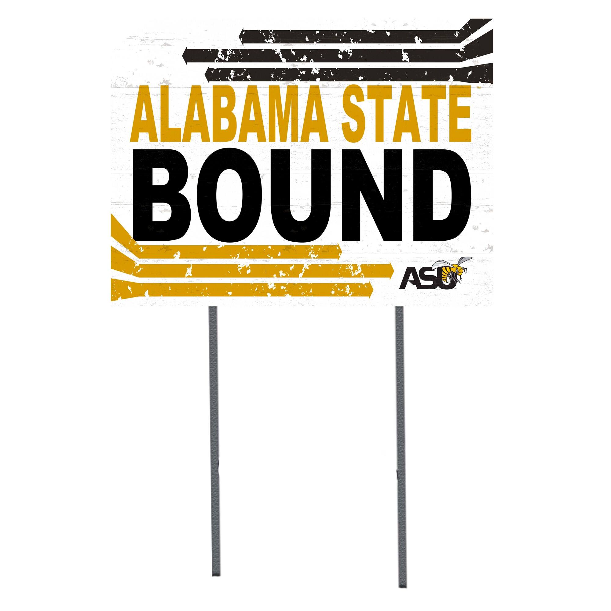Alabama State Hornets 18'' x 24'' Bound Yard Sign