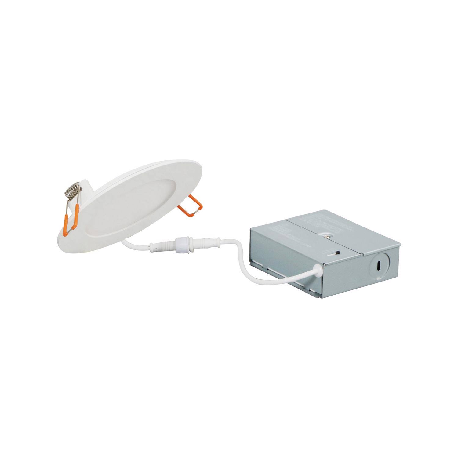 Angle. Sylvania - Sylvania TruWave White LED Canless Recessed Downlight 13 W.