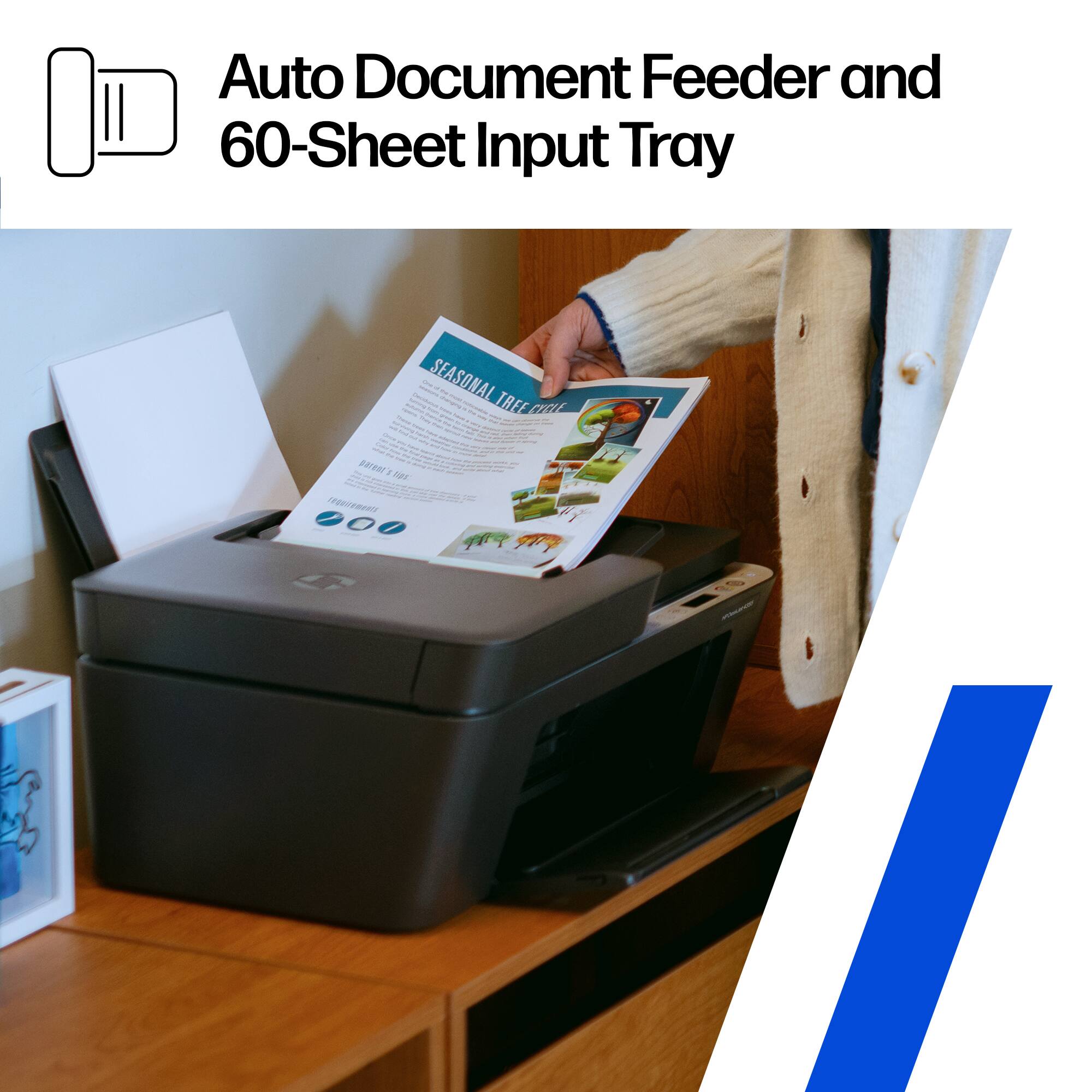 Auto Document Feeder and 60-Sheet Input Tray