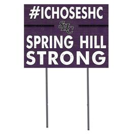 Jardine - Spring Hill Badgers 18" x 24" I Chose Yard Sign - Purple