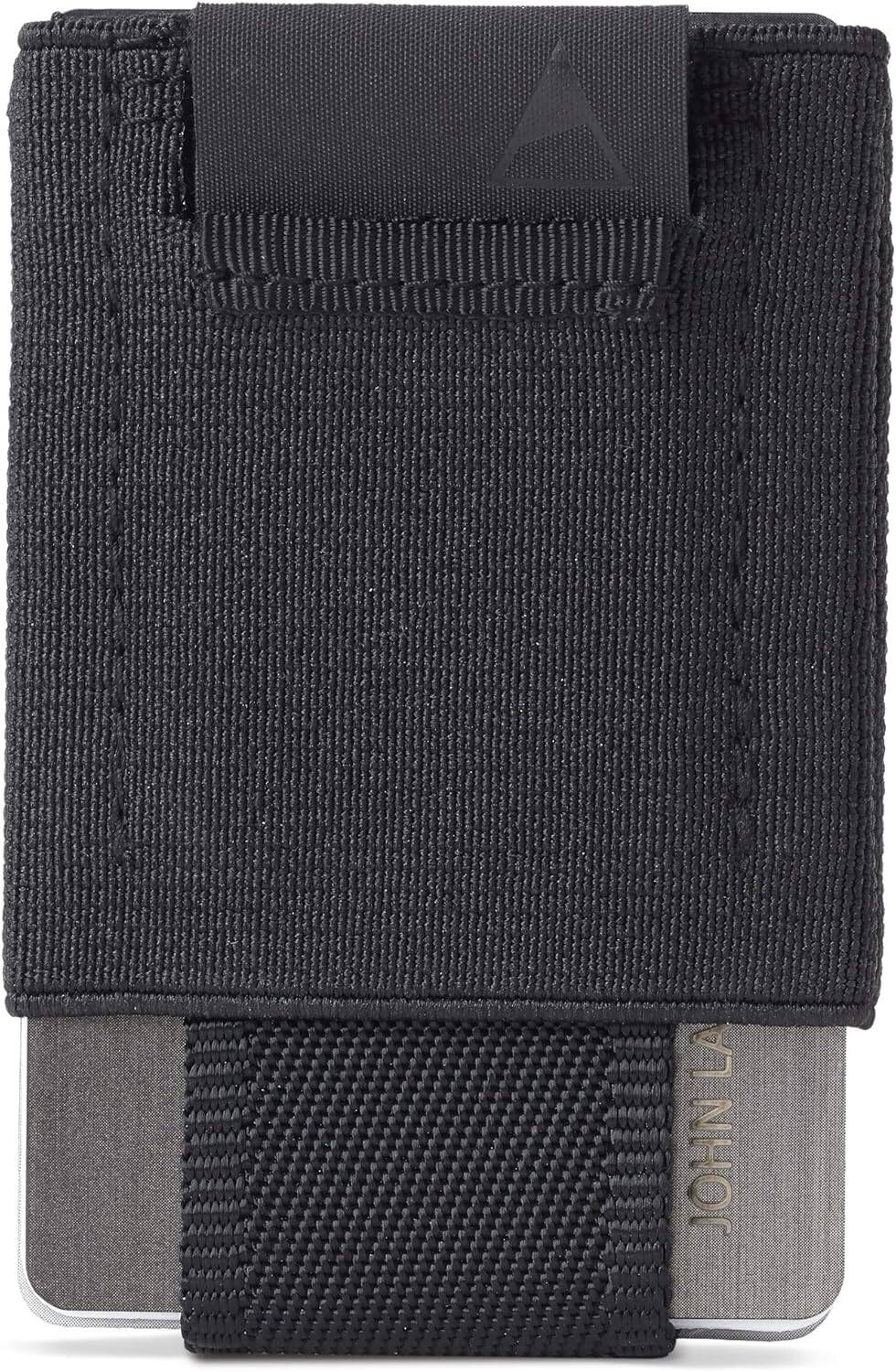 Front. Vulpecula Spade - Minimalistic Wallet for Men and Women - Slim Wallet - Black V2.