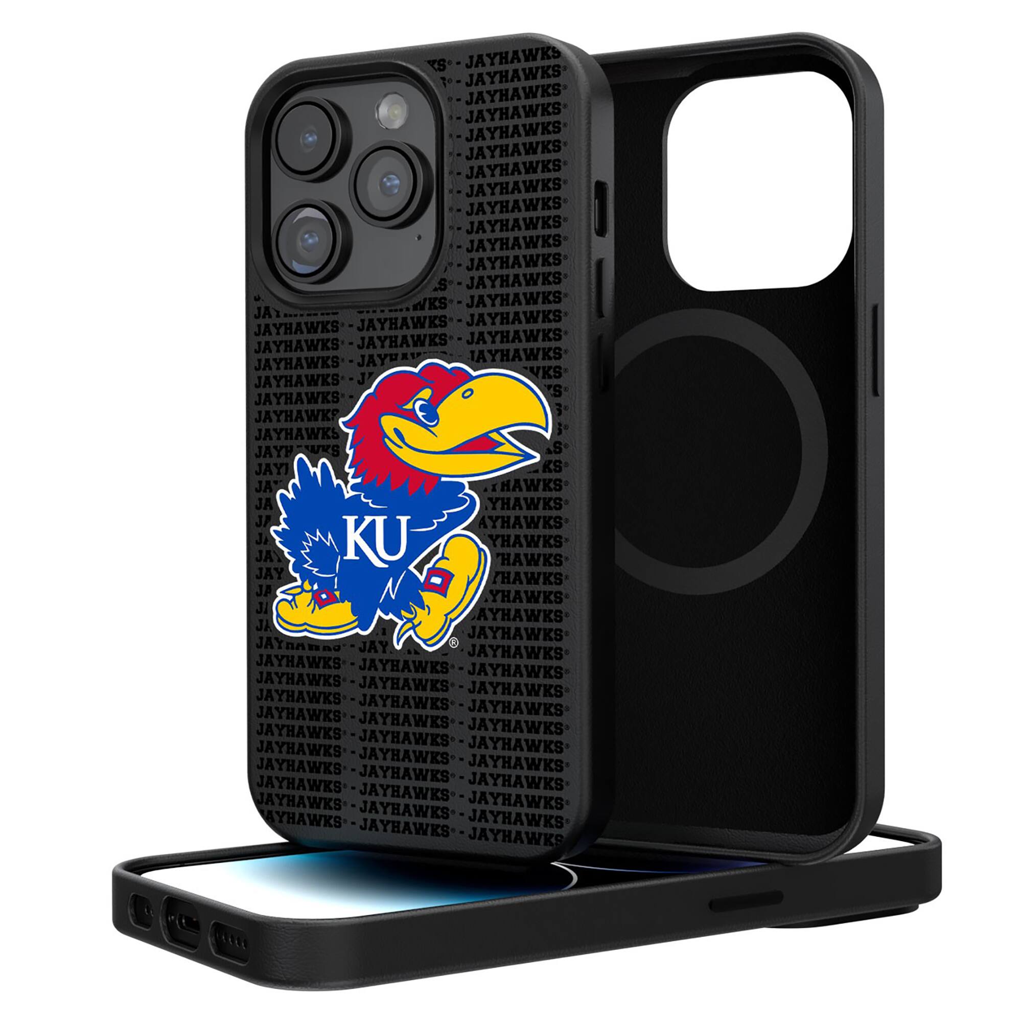 Keyscaper - NCAA - Kansas Jayhawks Primary Logo iPhone Magnetic Bump Case - 16 Pro - Black price history on PriceWatchPro