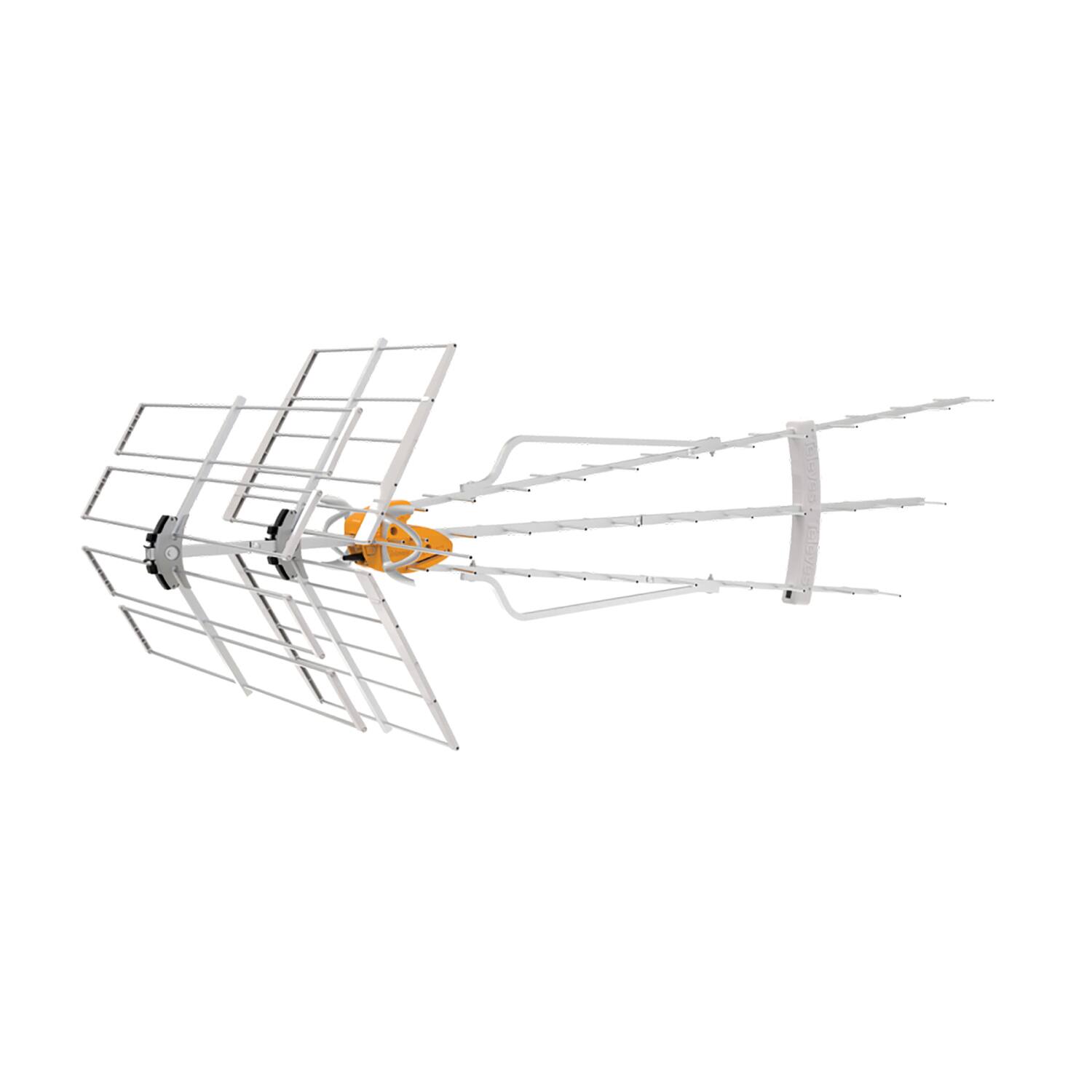 Left. Televes - Televes 149884 Dat Series Boss Mix Lr Outdoor High-vhf/uhf Hdtv Antenna - Orange.