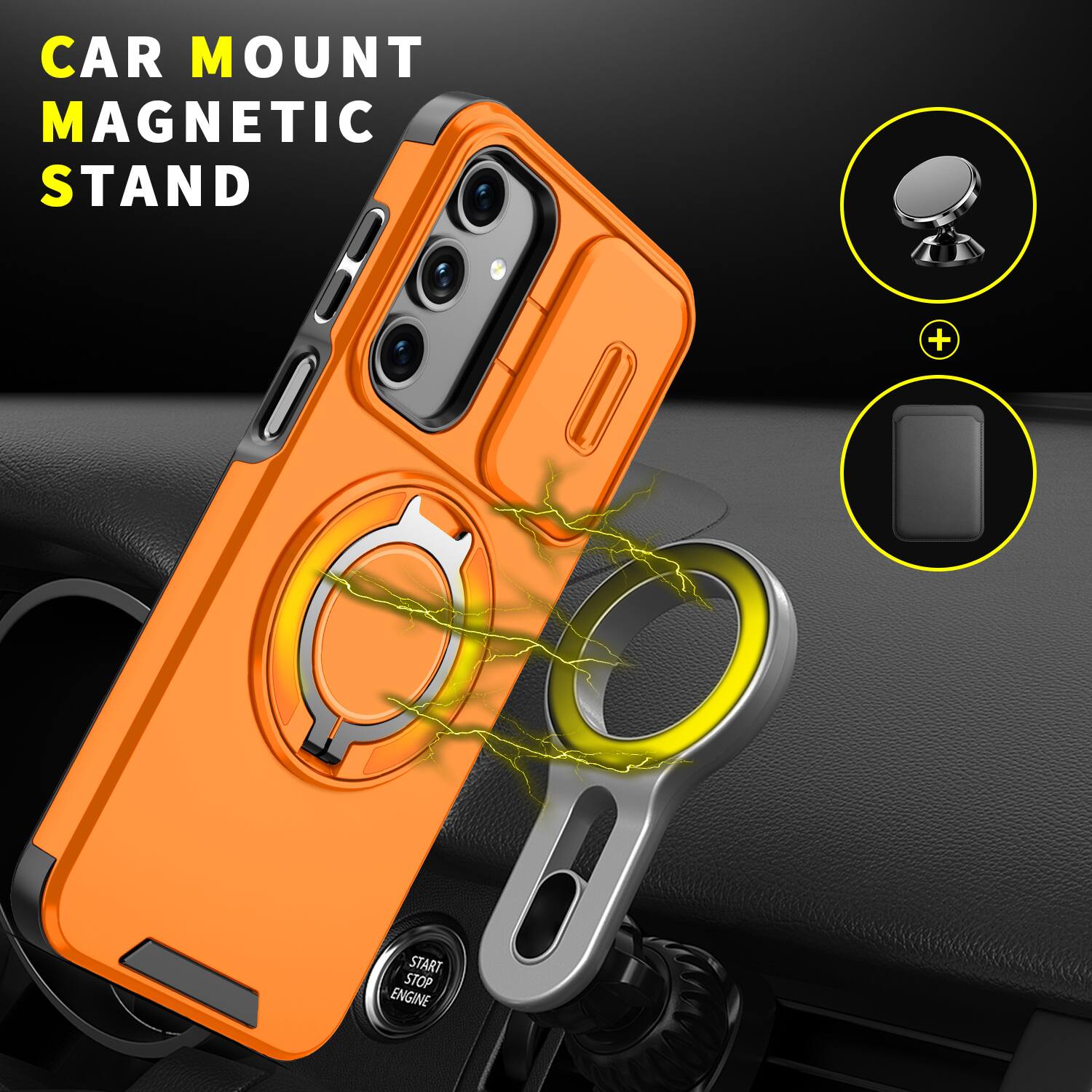CAR MOUNT MAGNETIC STAND

START STOP ENGINE