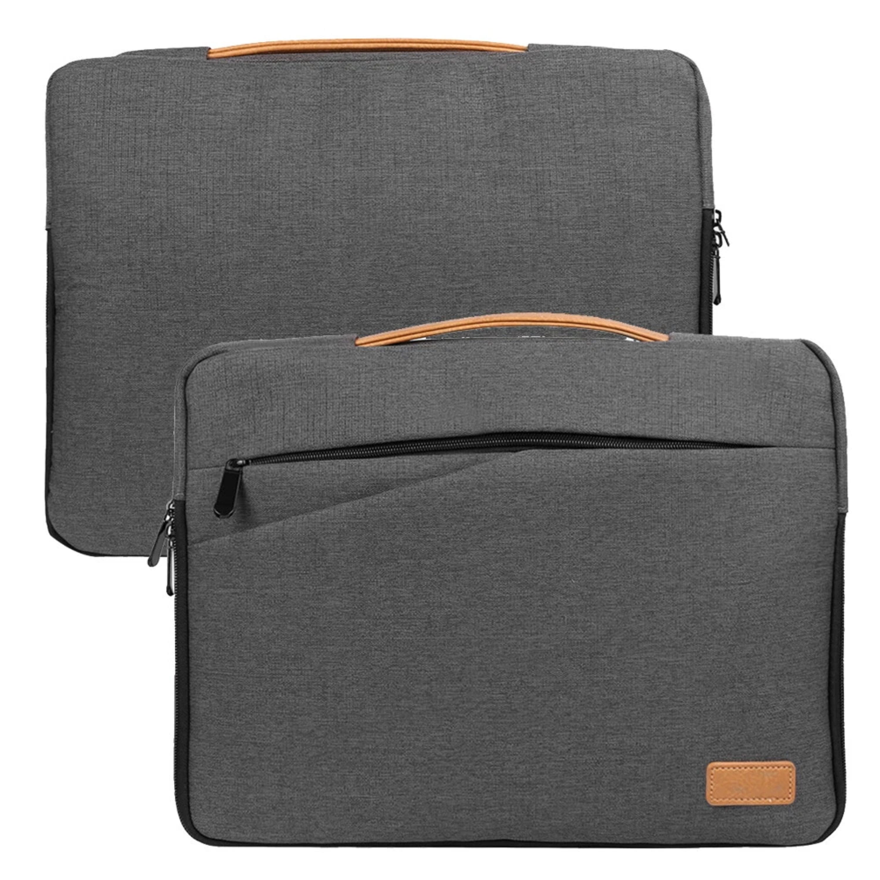 Kitcheniva - Padded Sleeve Case Cover Carrying Bag For 15" Laptop - Dark Gray