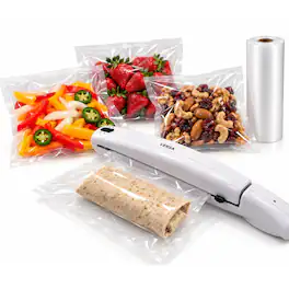 Versa - Handheld Bag Sealer – Impulse Heat Sealer Keeps Food Fresh - White