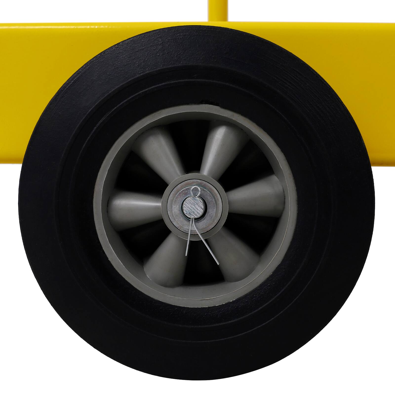 Alt View 3. LOVMOR - 1000-Lb Drywall Sheet Cart and Panel Dolly for Material Handling - Yellow.