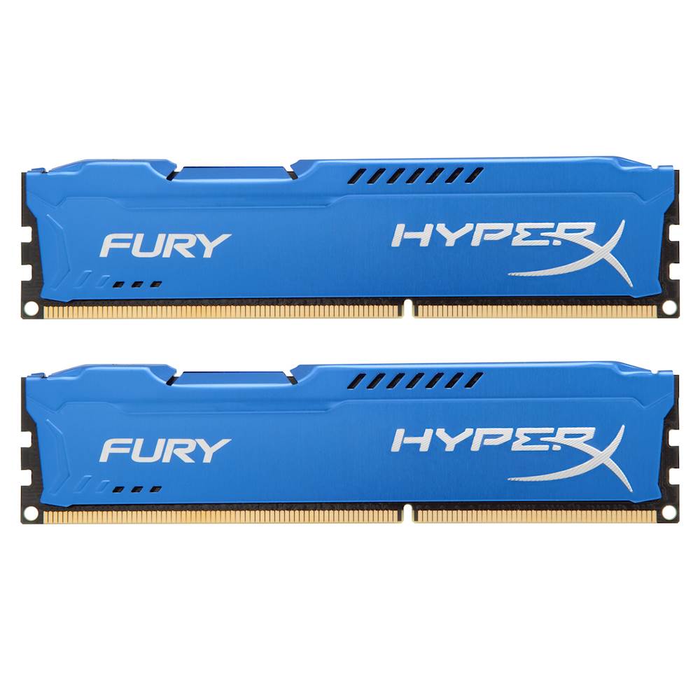 Best Buy: HyperX FURY 2-Pack PC3-12800 DDR3 DIMM Unbuffered Non-ECC Desktop Memory Kit Blue HX316C10FK2/16