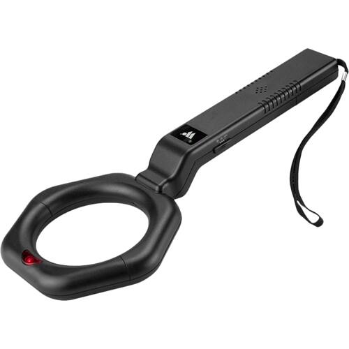Alt View 13. Barska - Hand Held Metal Detector with Wrist Strap for Adults and Kids Compact and Lightweight - Black.