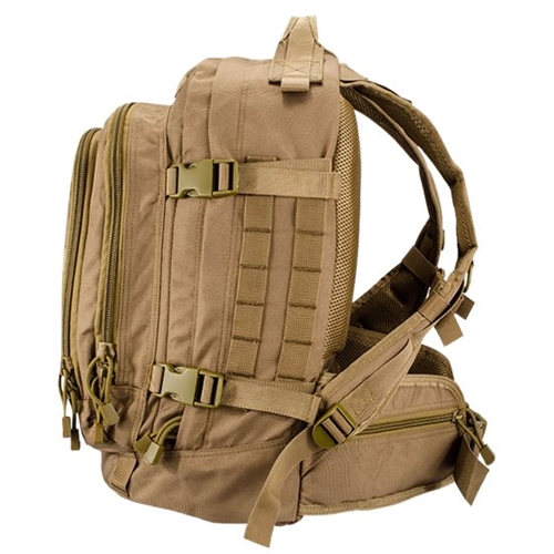 Angle View: Loaded Gear - GX-500 Crossover Backpack - Flat dark earth