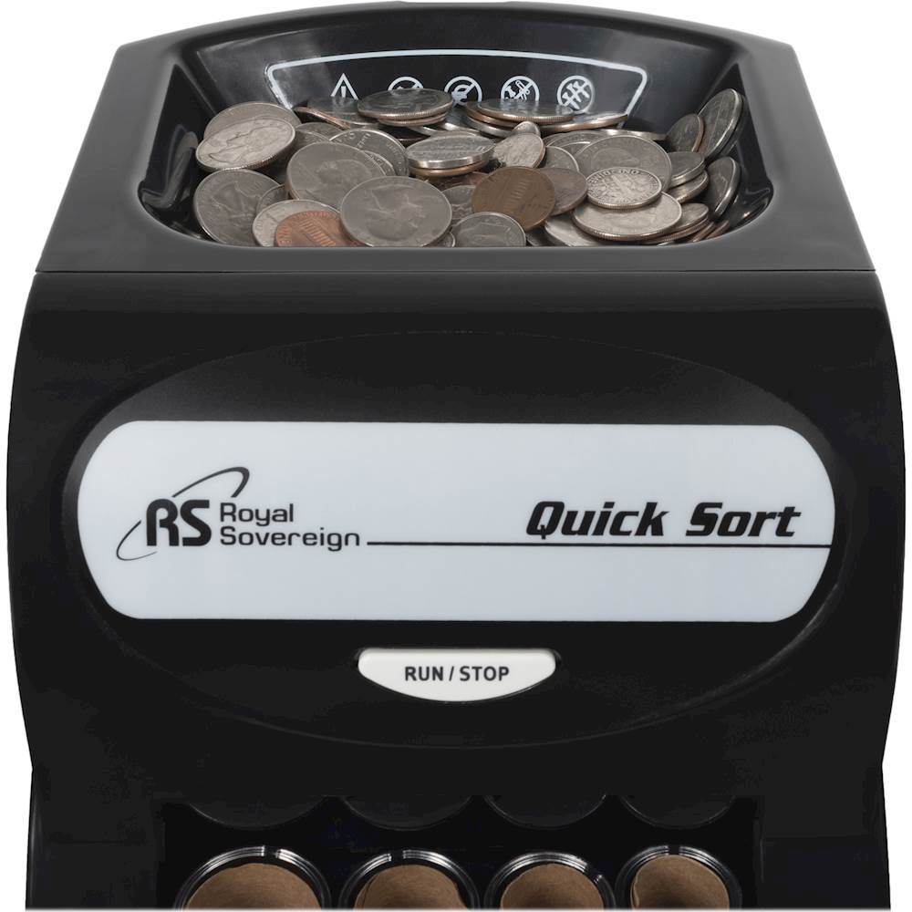 Royal Sovereign QS-1AC Electric 1 Row Coin Sorter for sale online 