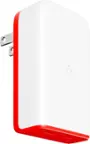 Front. Twelve South - PlugBug 50 USB-C - White/Red.