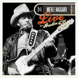 Merle Haggard - Live From Austin, TX '85 (BLACK & BLUE MARBLE) - VINYL LP