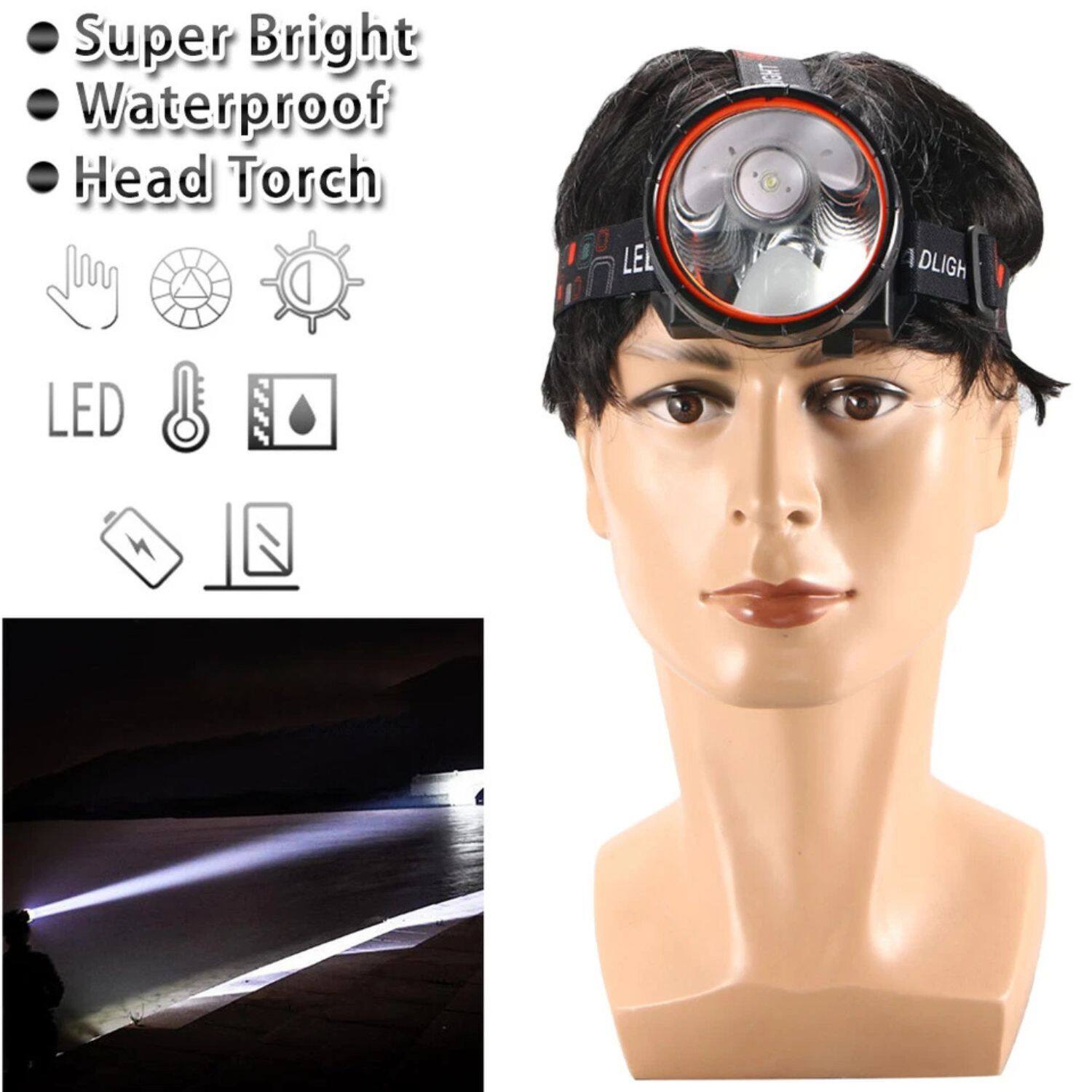 - Super Bright
- Waterproof
- Head Torch

LED

LEL DLIGH