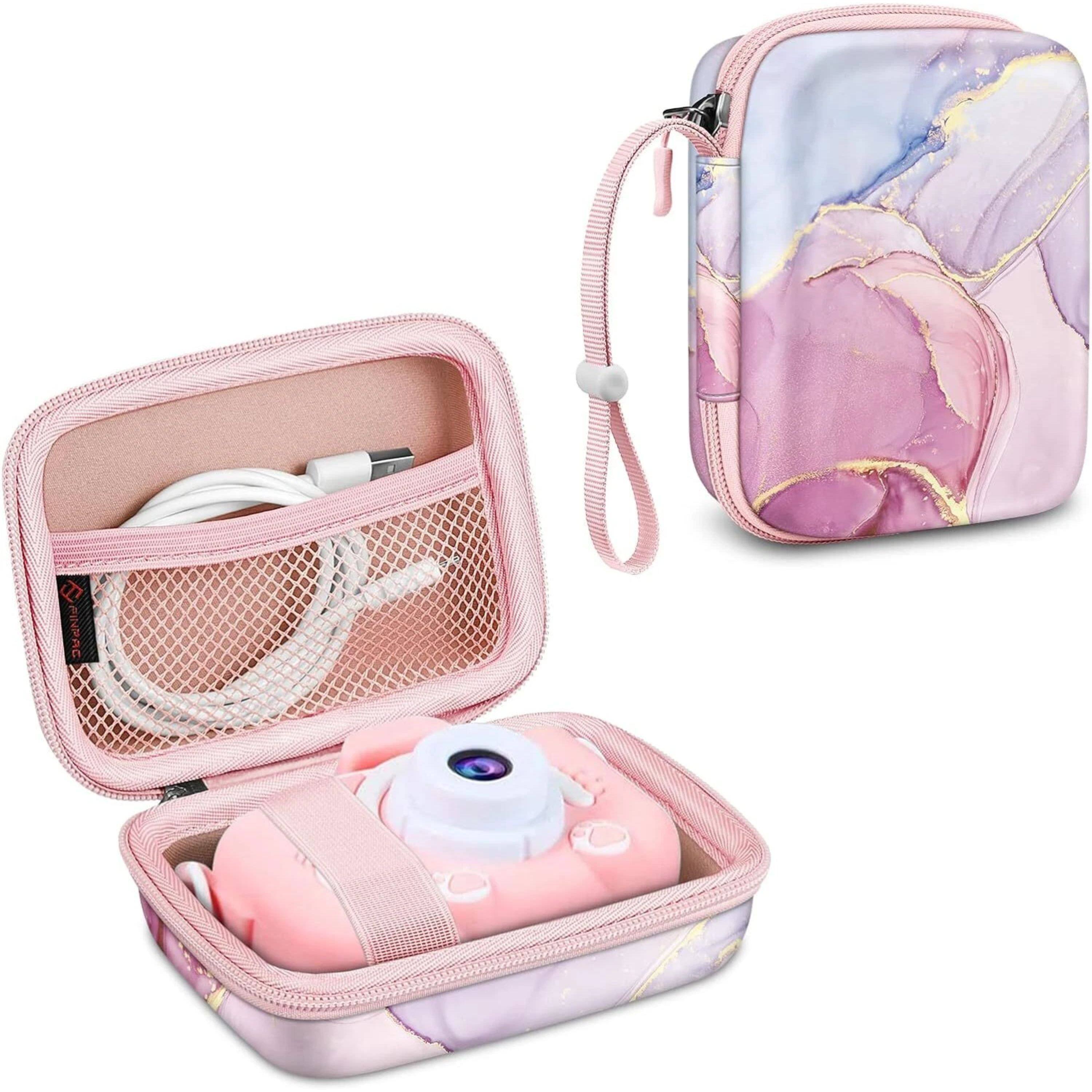 Front. Kitcheniva - Durable Camera Case For Fujifilm Instax Mini LiPlay Hybrid Instant Camera Protective Bag Dreamy Marble.